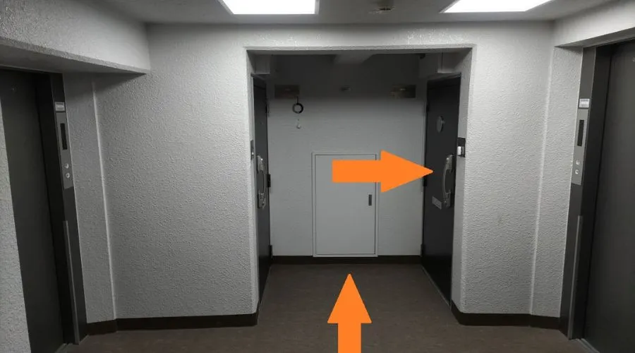 エレベーターを降りてすぐ横の302号室へ